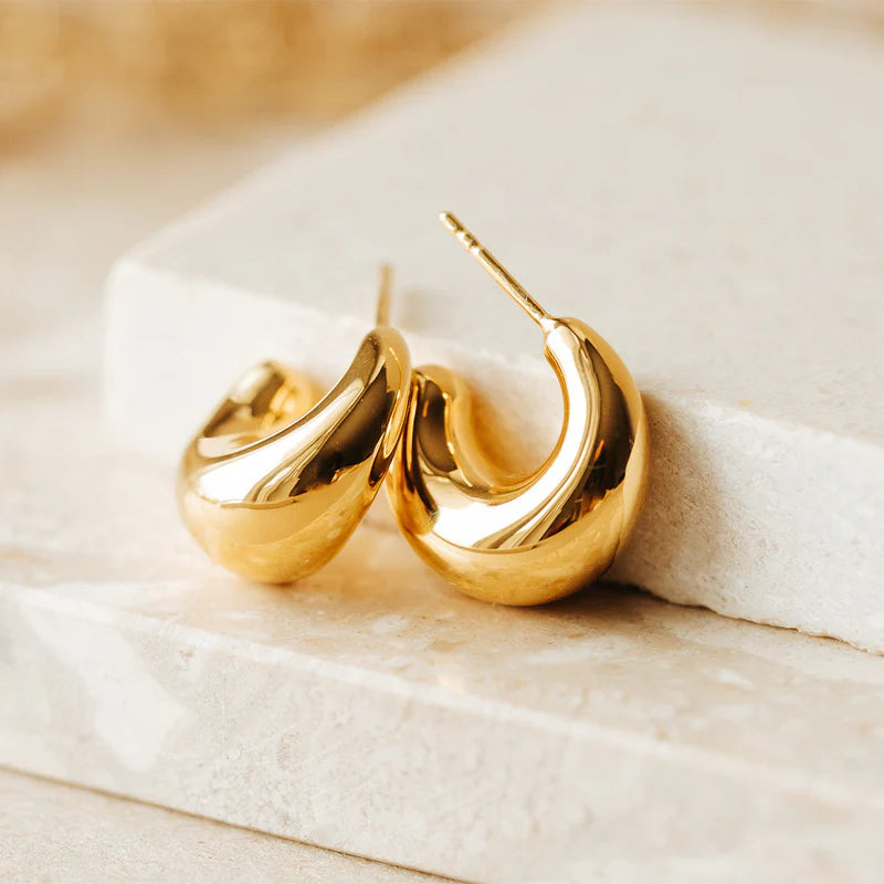 Syster P Bolded Little Sis Ohrringe - Gold