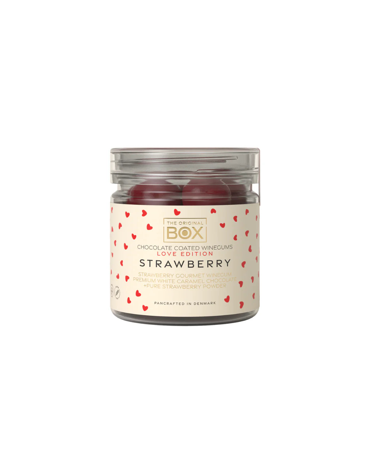 Box The Original - Erdbeer-Fruchtgummi mit Schokolade - Love Edition