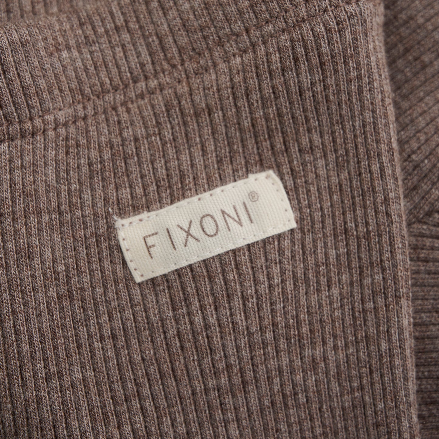 Fixoni Leggings Rib - Deep Taupe