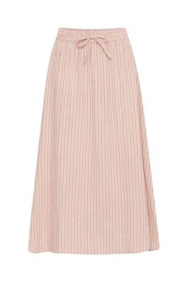 ICHI Foxa Striped Midi-Rock
