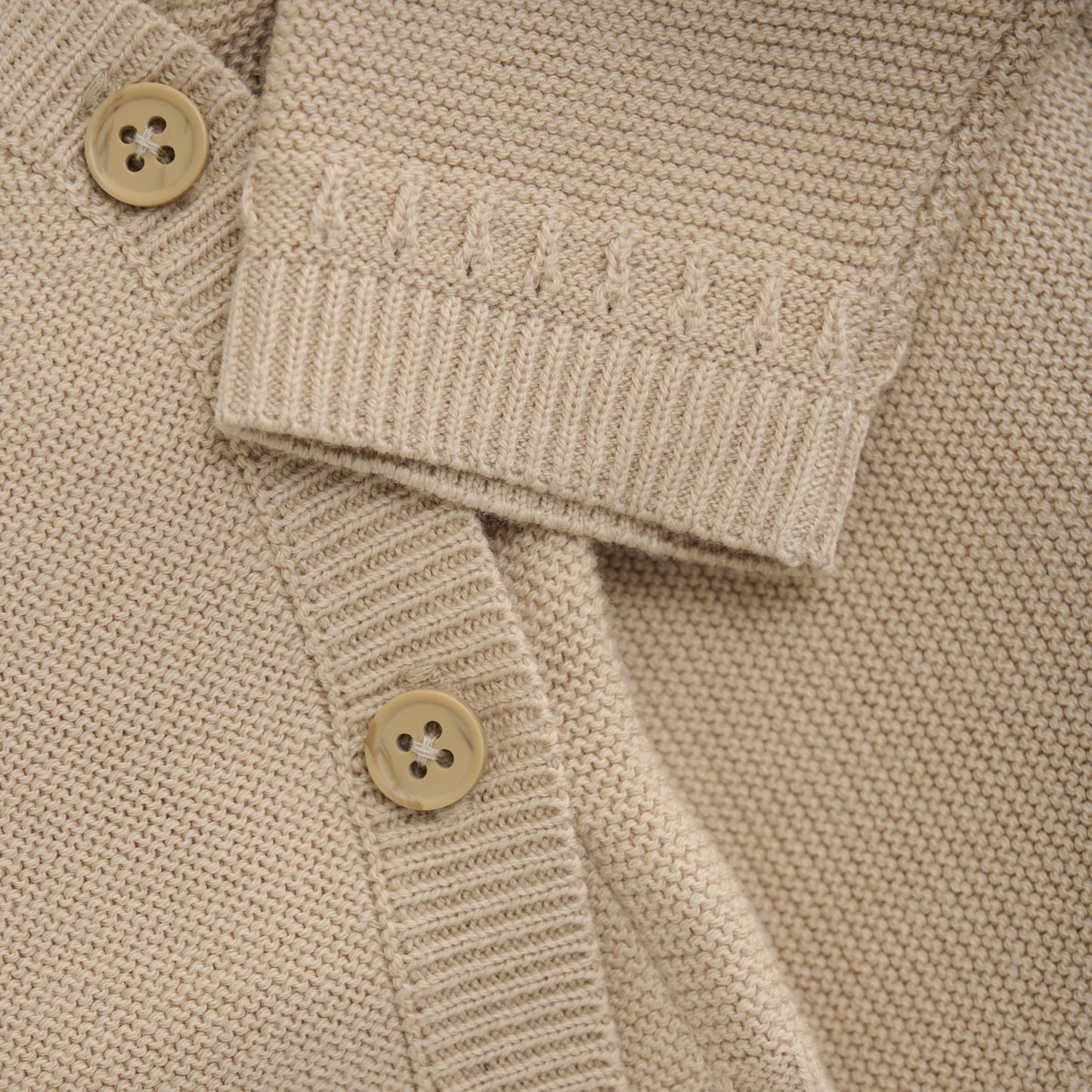 Huttelihut Strickjacke / Wickeljacke - Cement