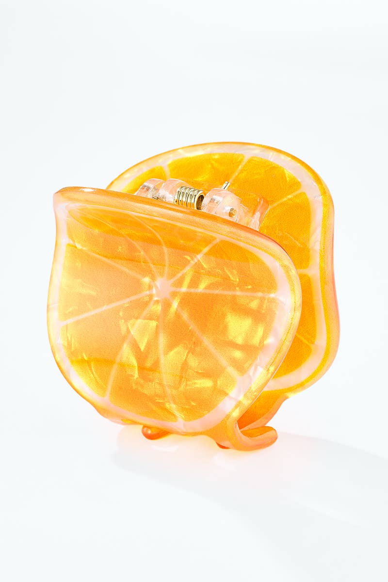 Haarspangen Perlmuttfrüchte YH150LY: ANANAS / PVC