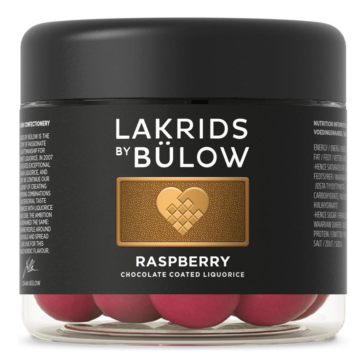 Lakrids by Bülow 115g - Crispy Raspberry (Himbeere)