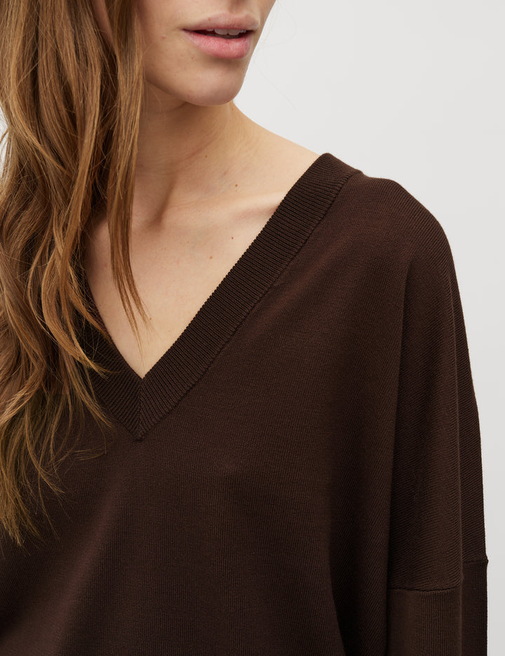 mbym Gillian Pullover V-Ausschnitt - Java