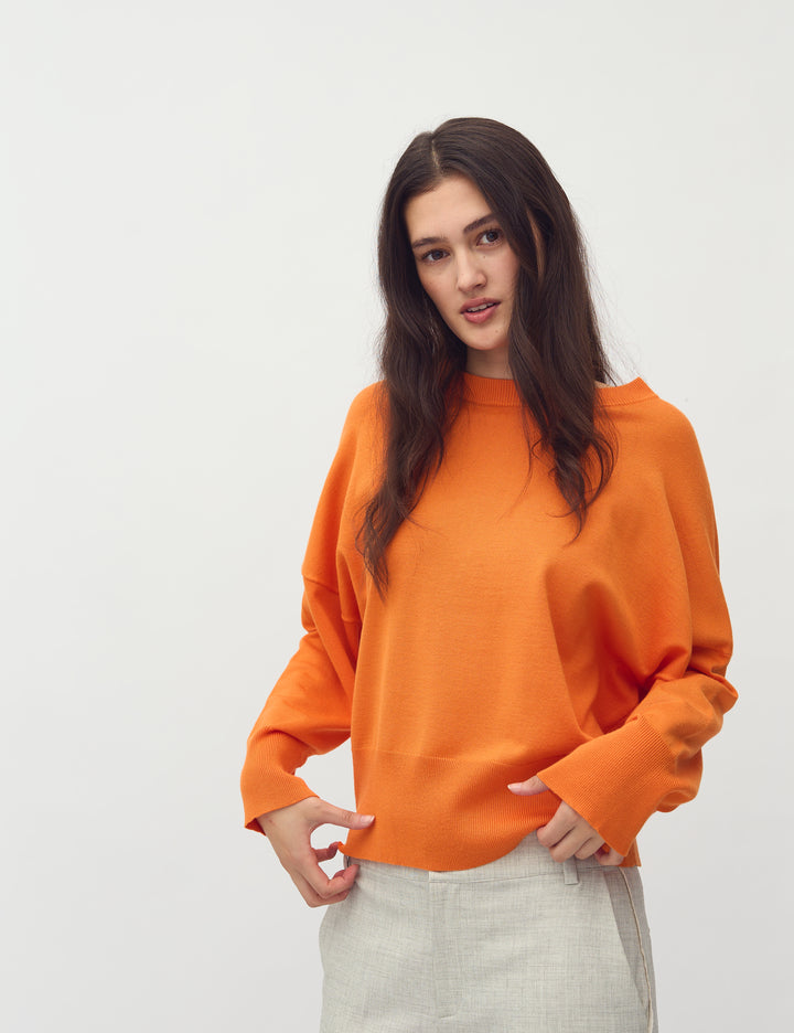 mbym Gillian Pullover Orange Peel