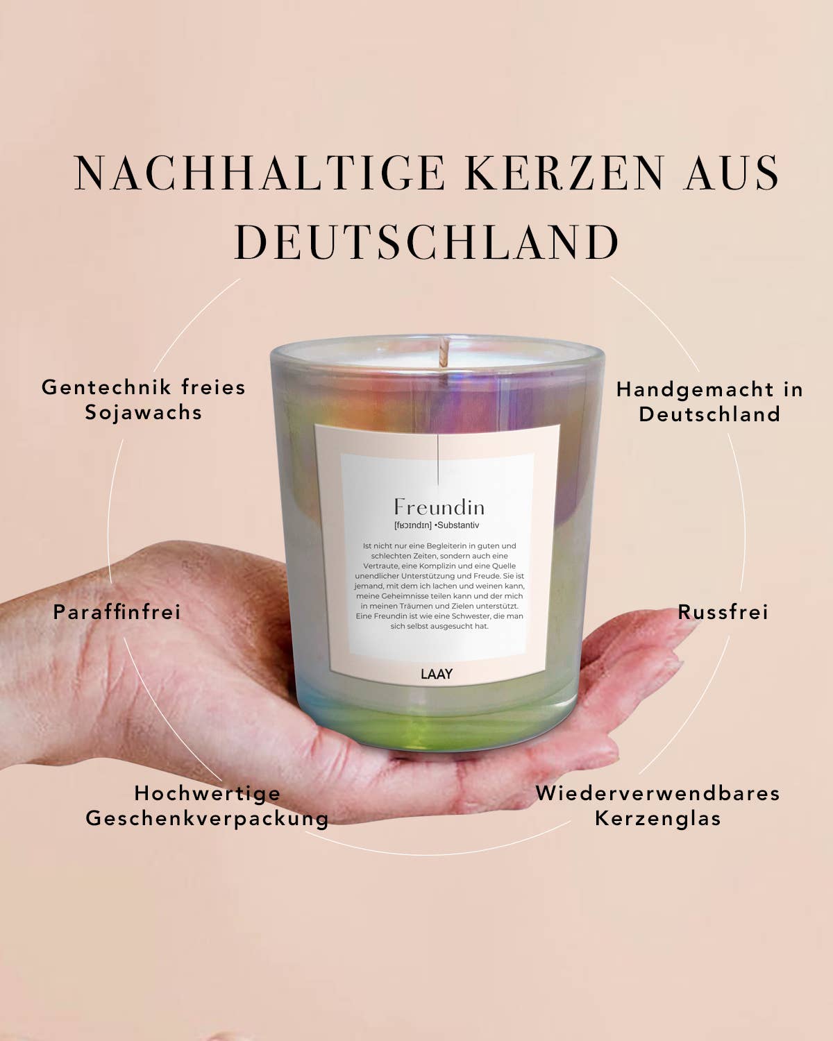 Laay Duftkerze "Freundin"