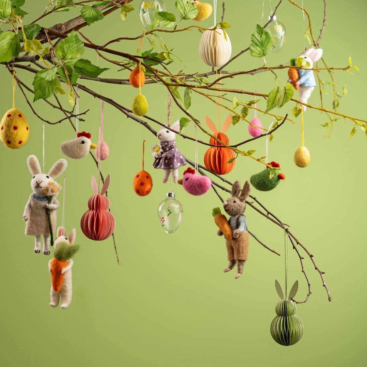 Hänger Hase aus Filz/Kunststoff