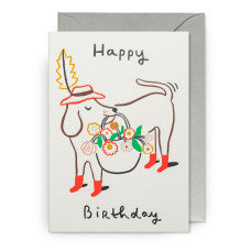 Lagom Grußkarte - Happy Birthday (Hund)