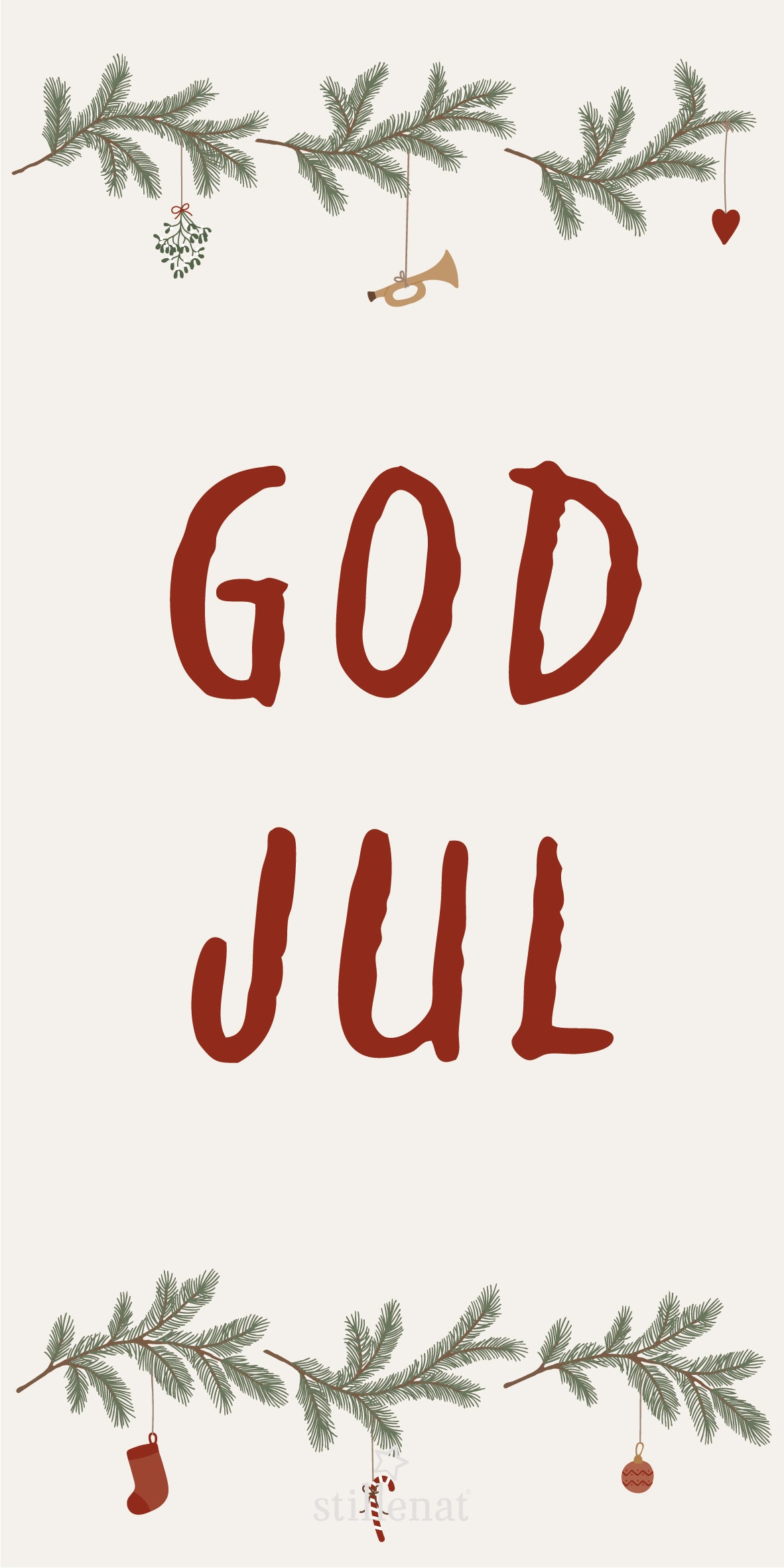 Ib Laursen Papier-Servietten - God Jul