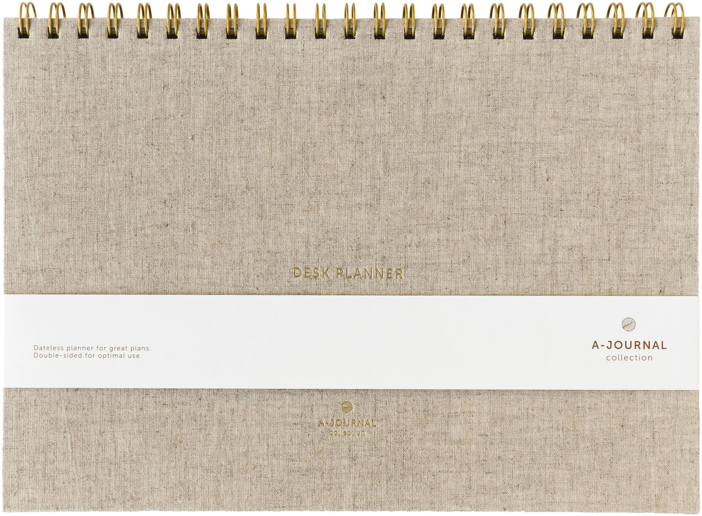 A-Journal Desk Planner - Linen