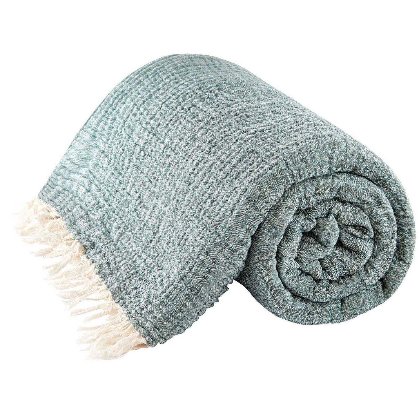 liv interior Plaid Aura made of organic cotton, 140x250cm