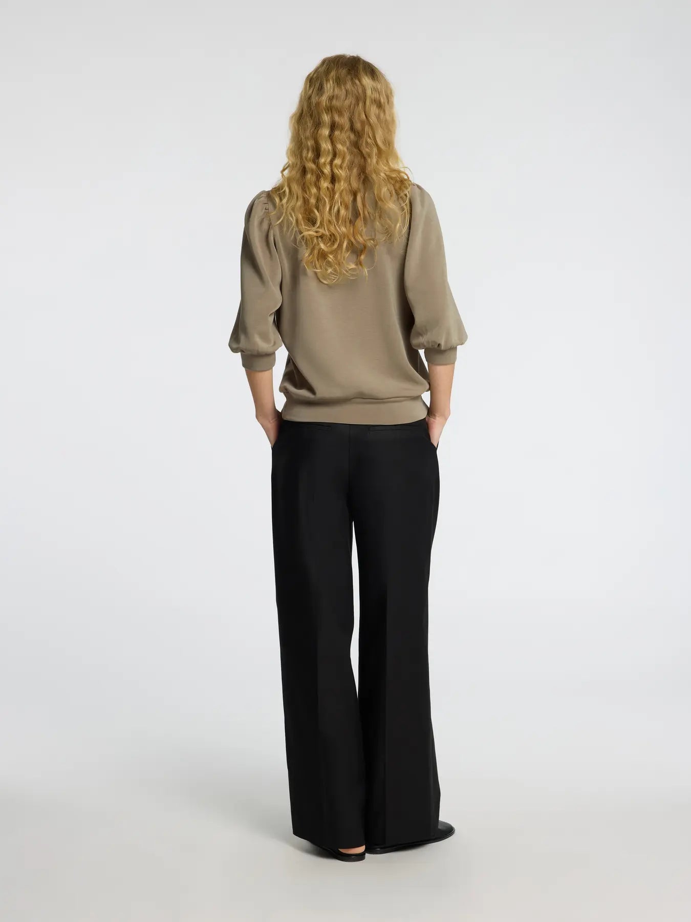 Selected Femme Tenny Sweat Top - Vetiver