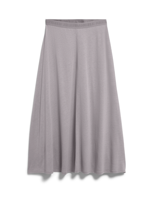 Armedangels Ileaniaa Midi-Rock- Seal Grey
