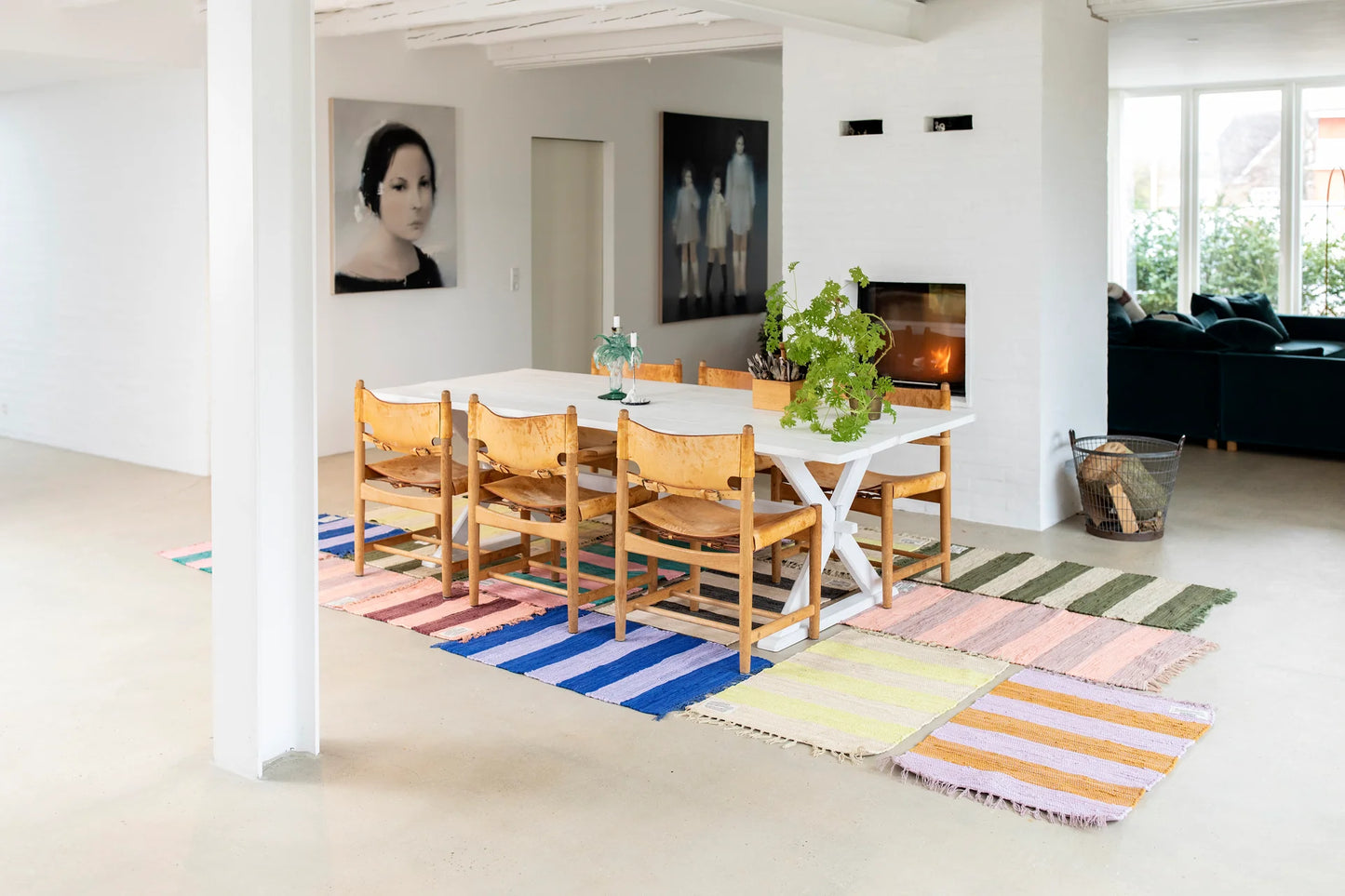 Bongusta Chindi Rug 60x120cm Tropicana & Ash Rose