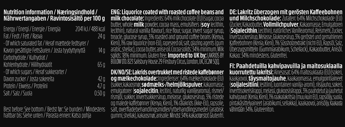 Lakrids by Bülow 125g - C Coffee