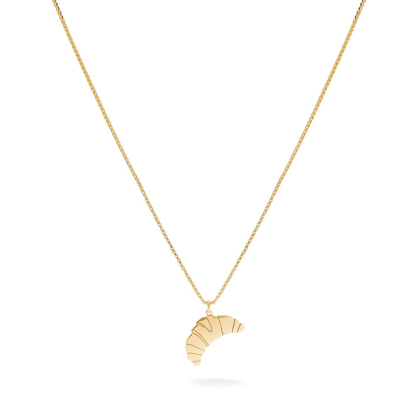 Jukserei Croissant Halskette Gold