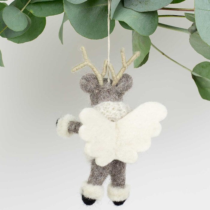 A World Of Craft Elch Engel aus Filz