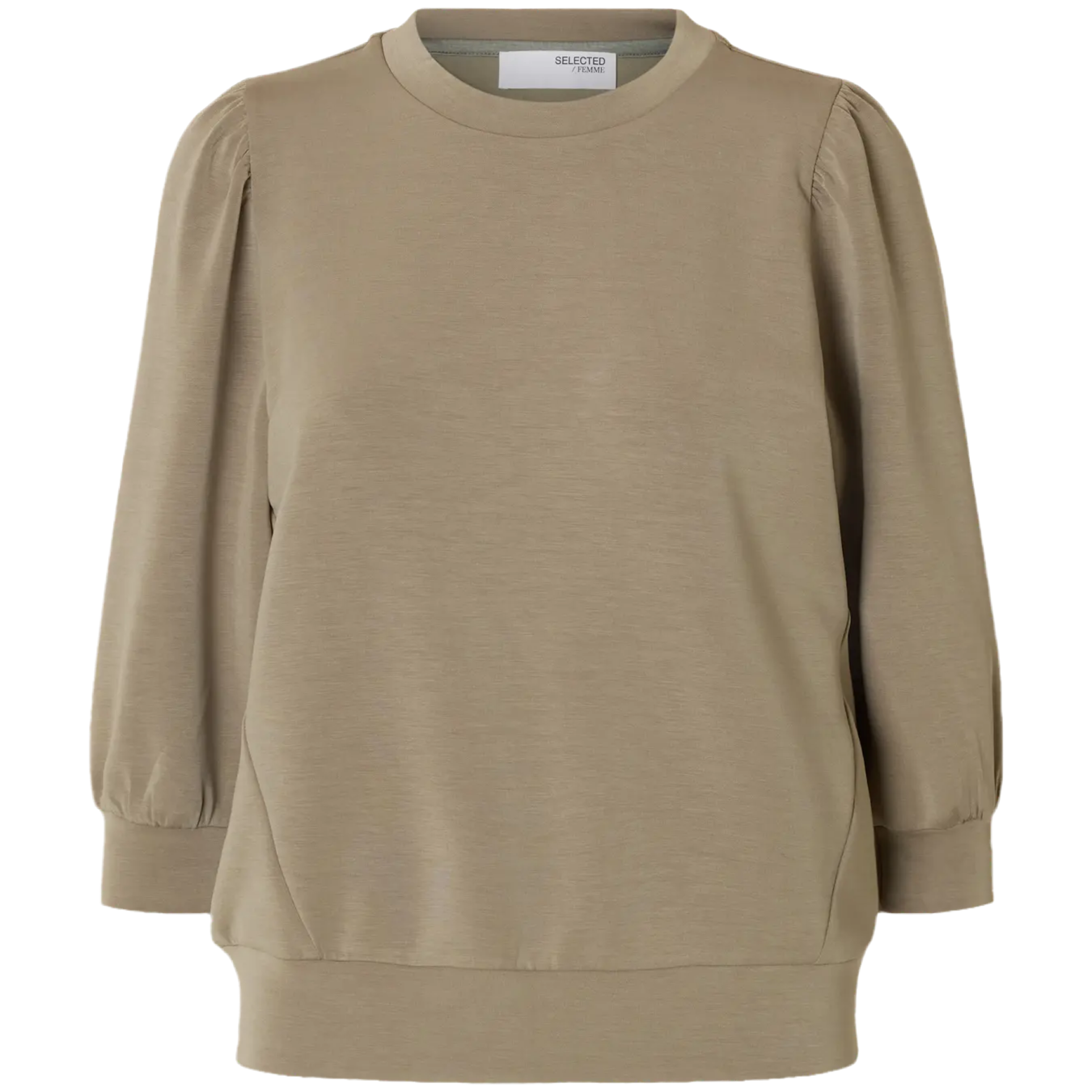 Selected Femme Tenny Sweat Top - Vetiver