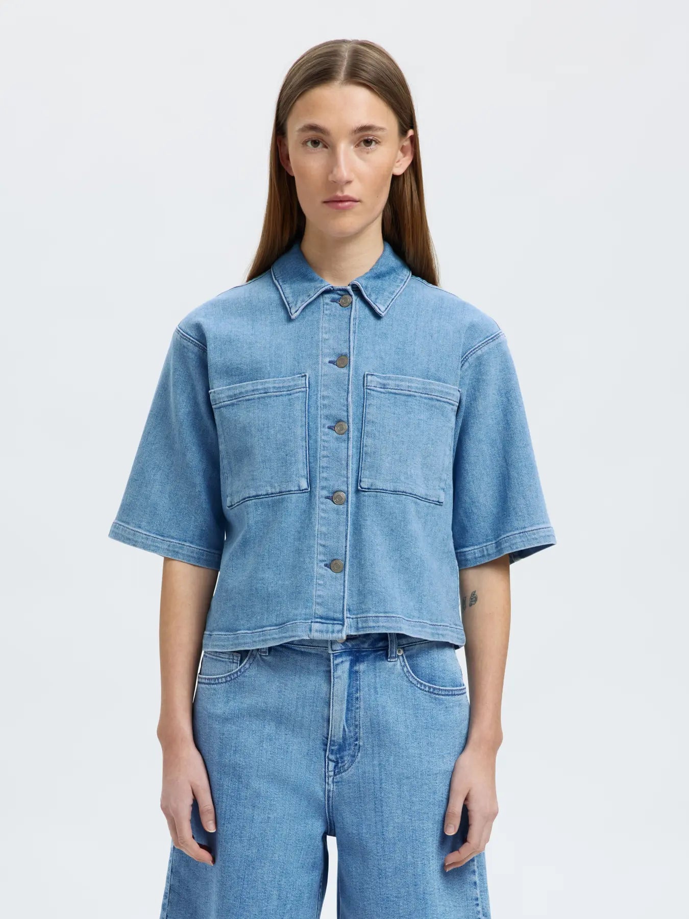 Selected Femme Anya Denim-Hemd