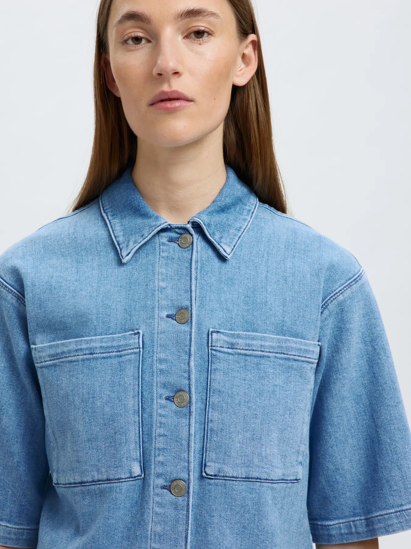Selected Femme Anya Denim-Hemd