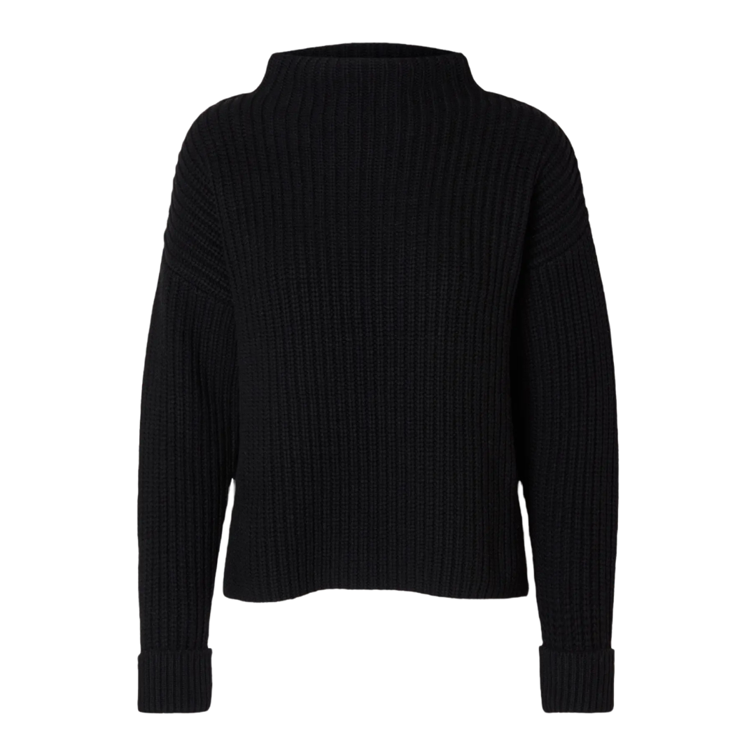 Selected Femme Selma Strickpullover - Black