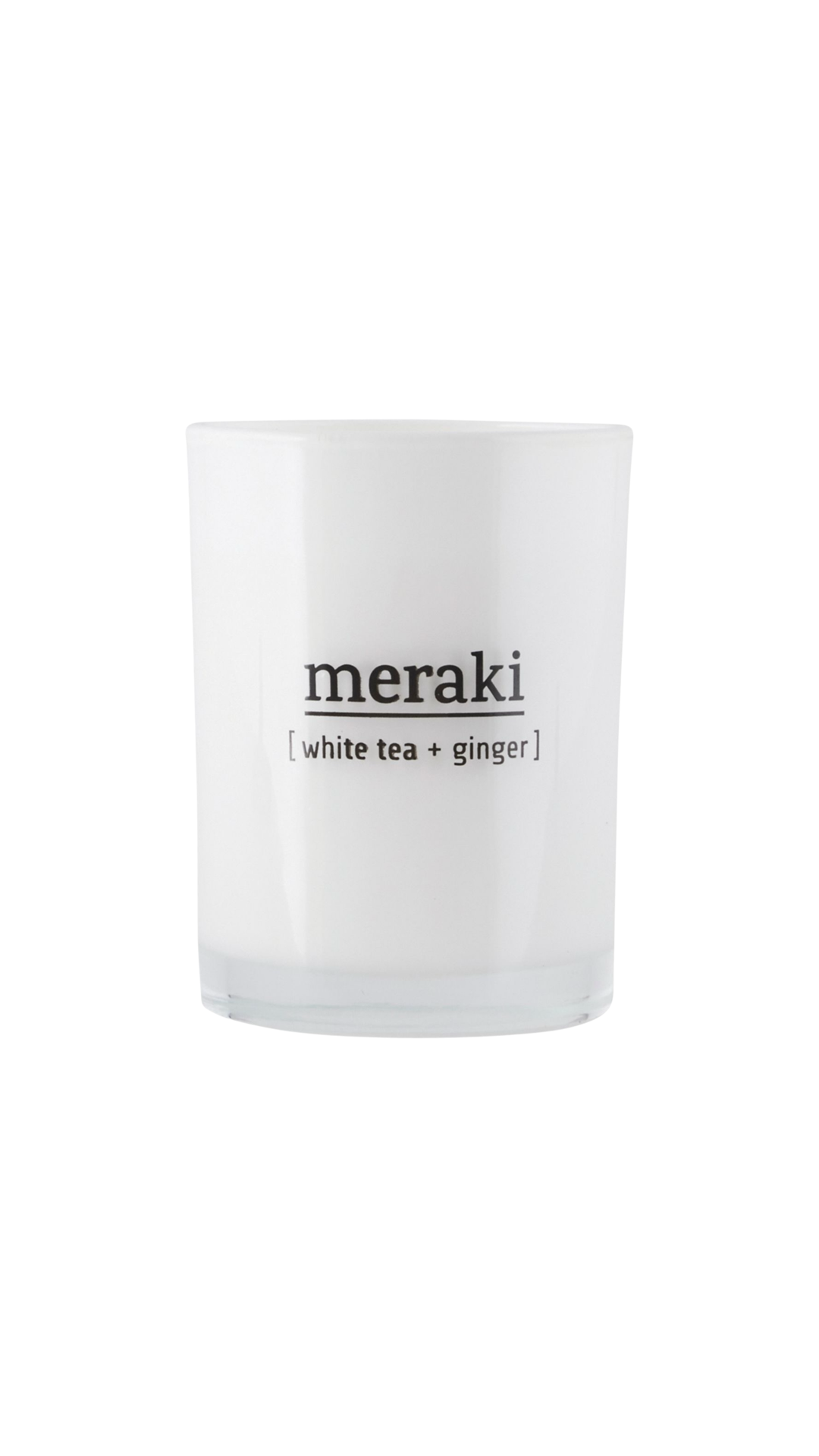 Meraki duftlys Hvid te & ingefær