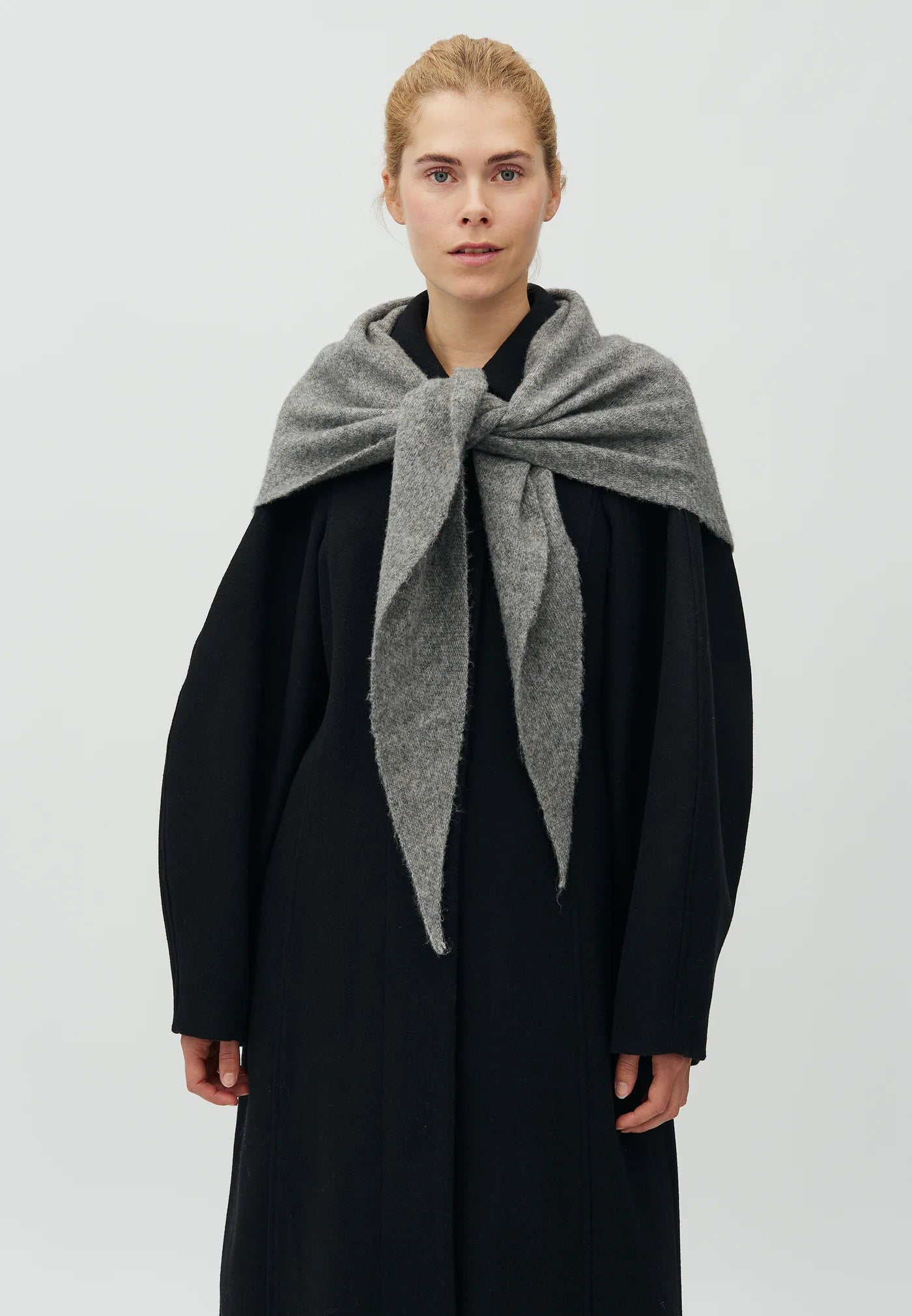 mbym Sevyn Schal - Medium Grey Melange