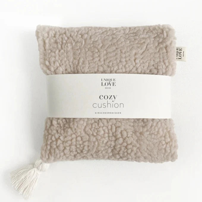 Unique Love Kirschkernkissen Cozy Creme