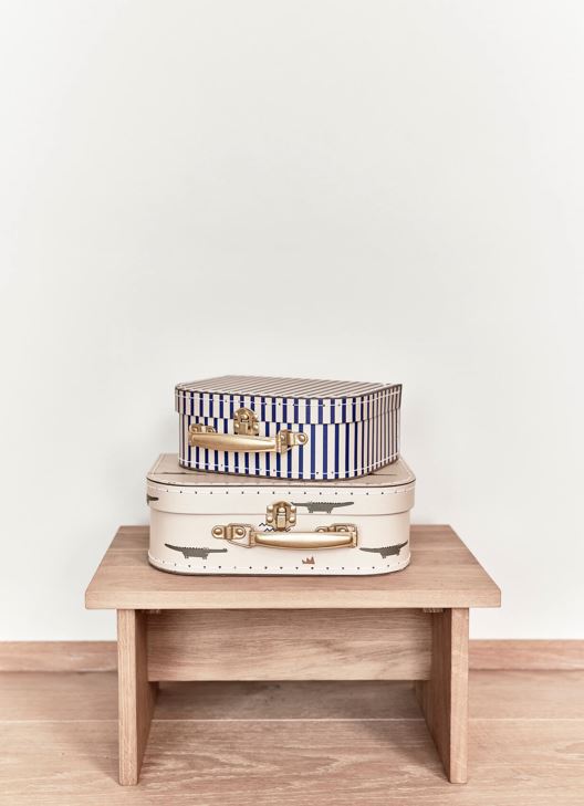 OYOY children's suitcase set Crocodile & Stripe