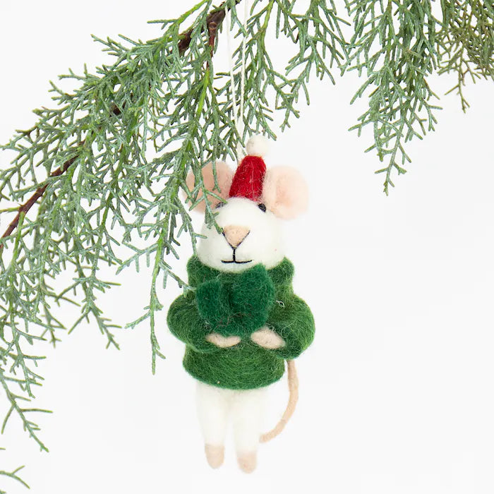 A World Of Craft Santa Maus aus Filz