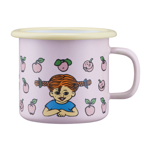Muurla enamel mug Pippi Longstocking - 150ml