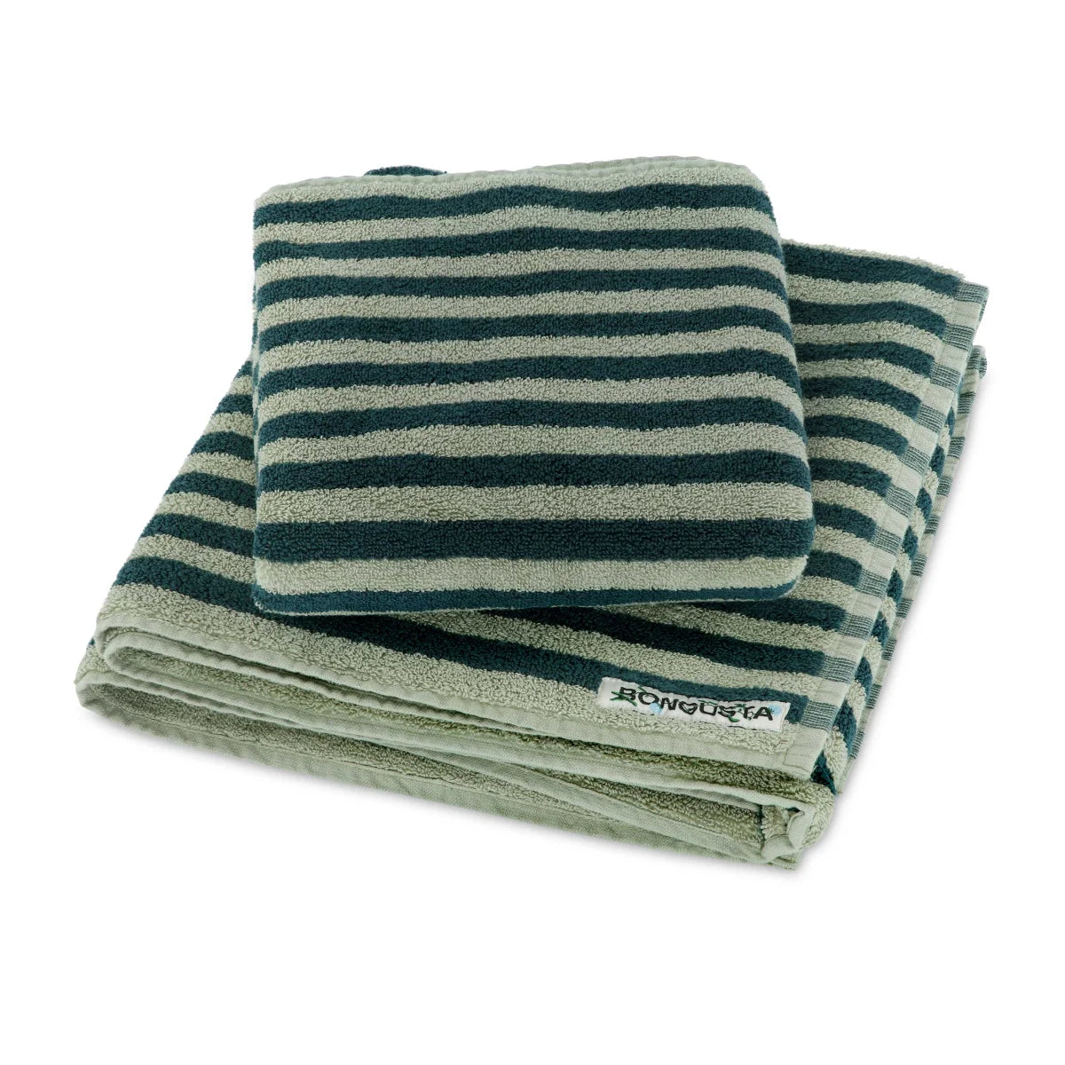 Bongusta guest towel Naram 50x80cm - Sea Foam & Deep Teal