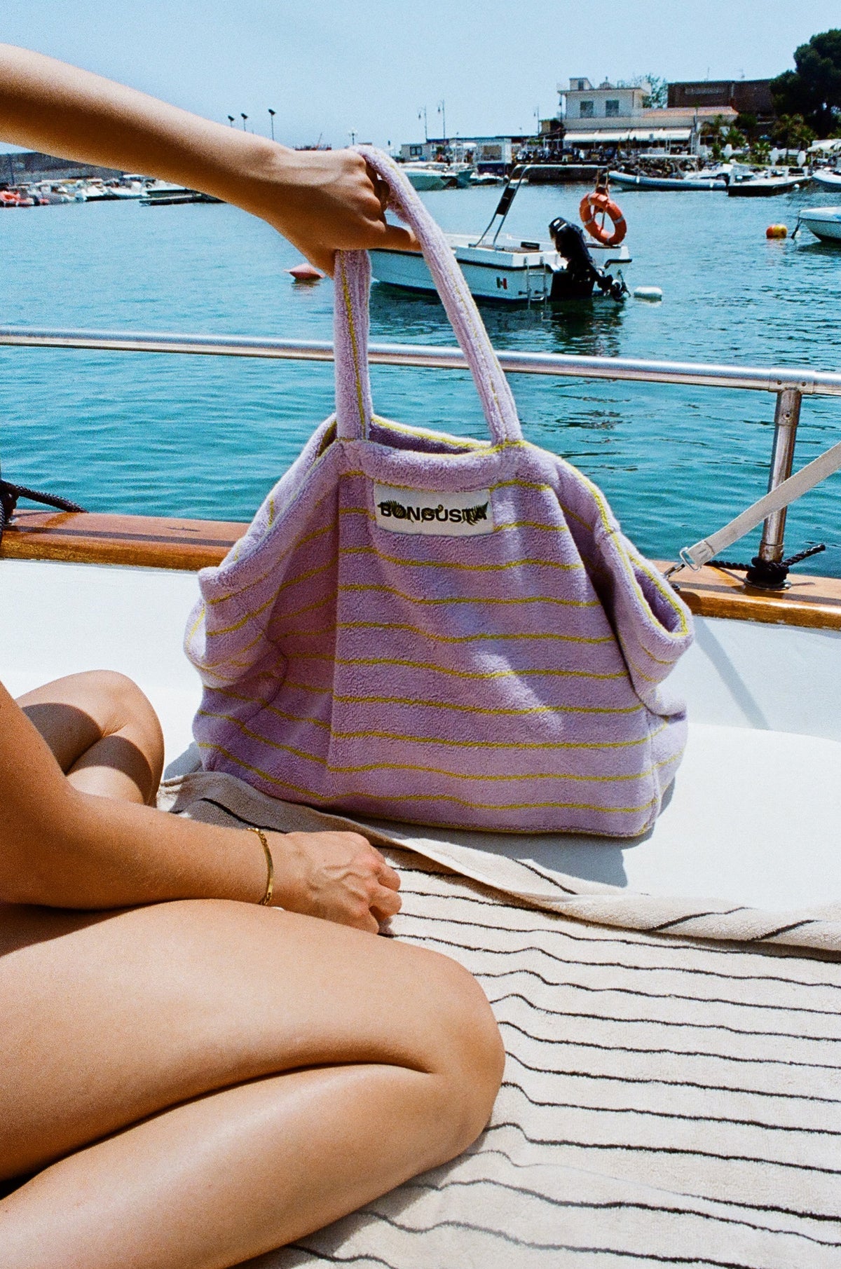 Bongusta Weekender Naram Lilac & Neon Yellow