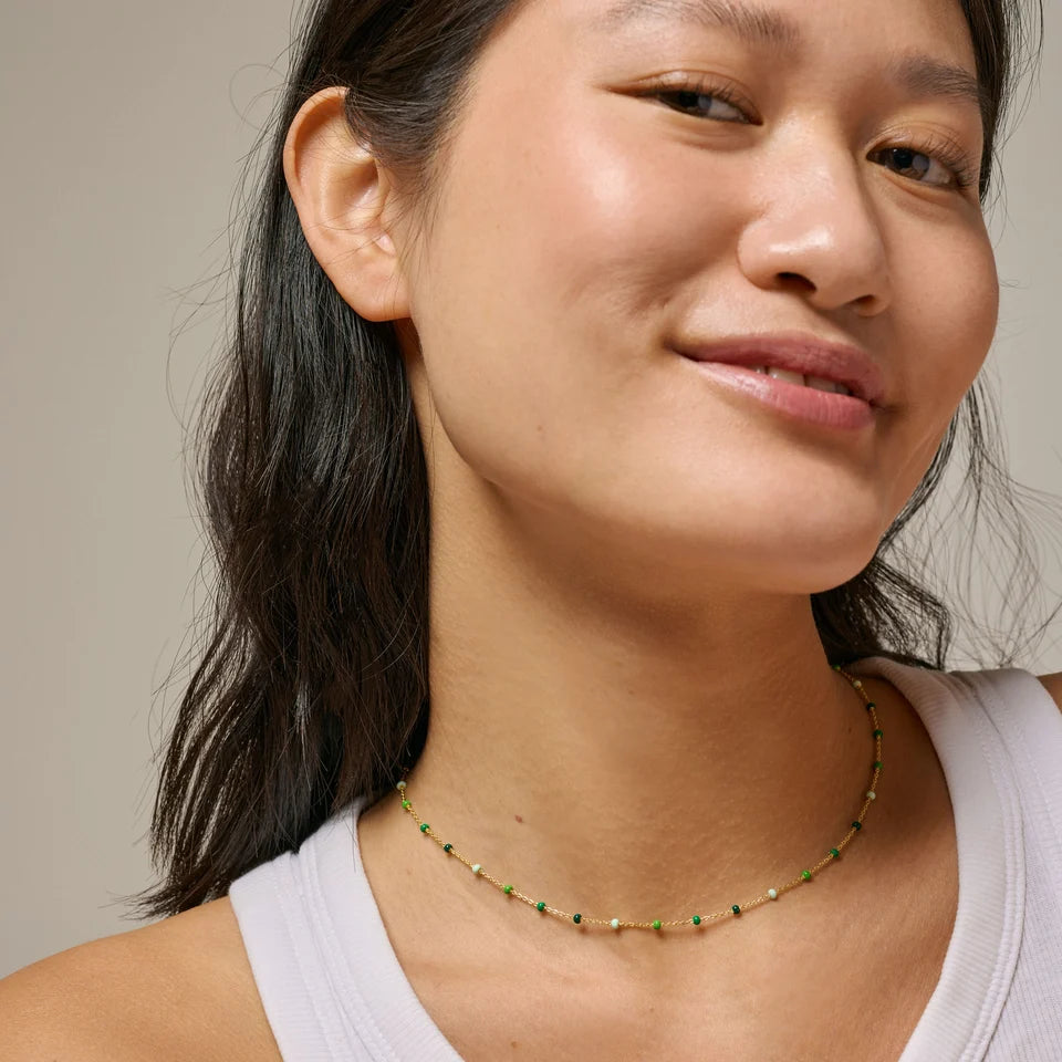 Enamel Kette Lola - Gold - Spring