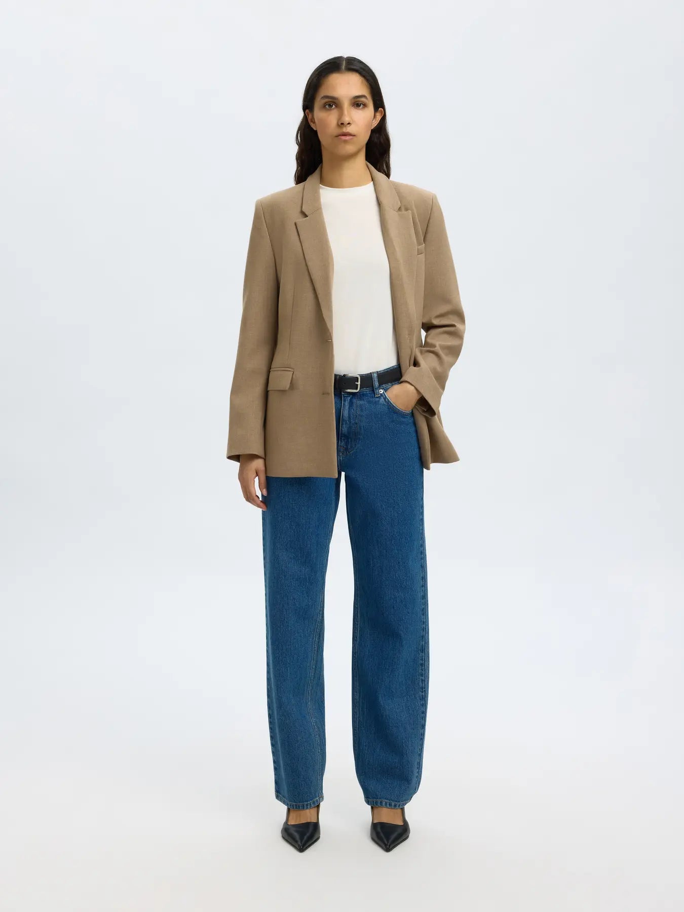 Selected Femme Bea Straight Jeans