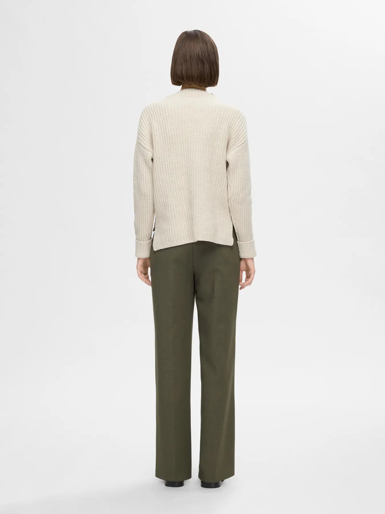 Selected Femme Selma Strickpullover - Birch