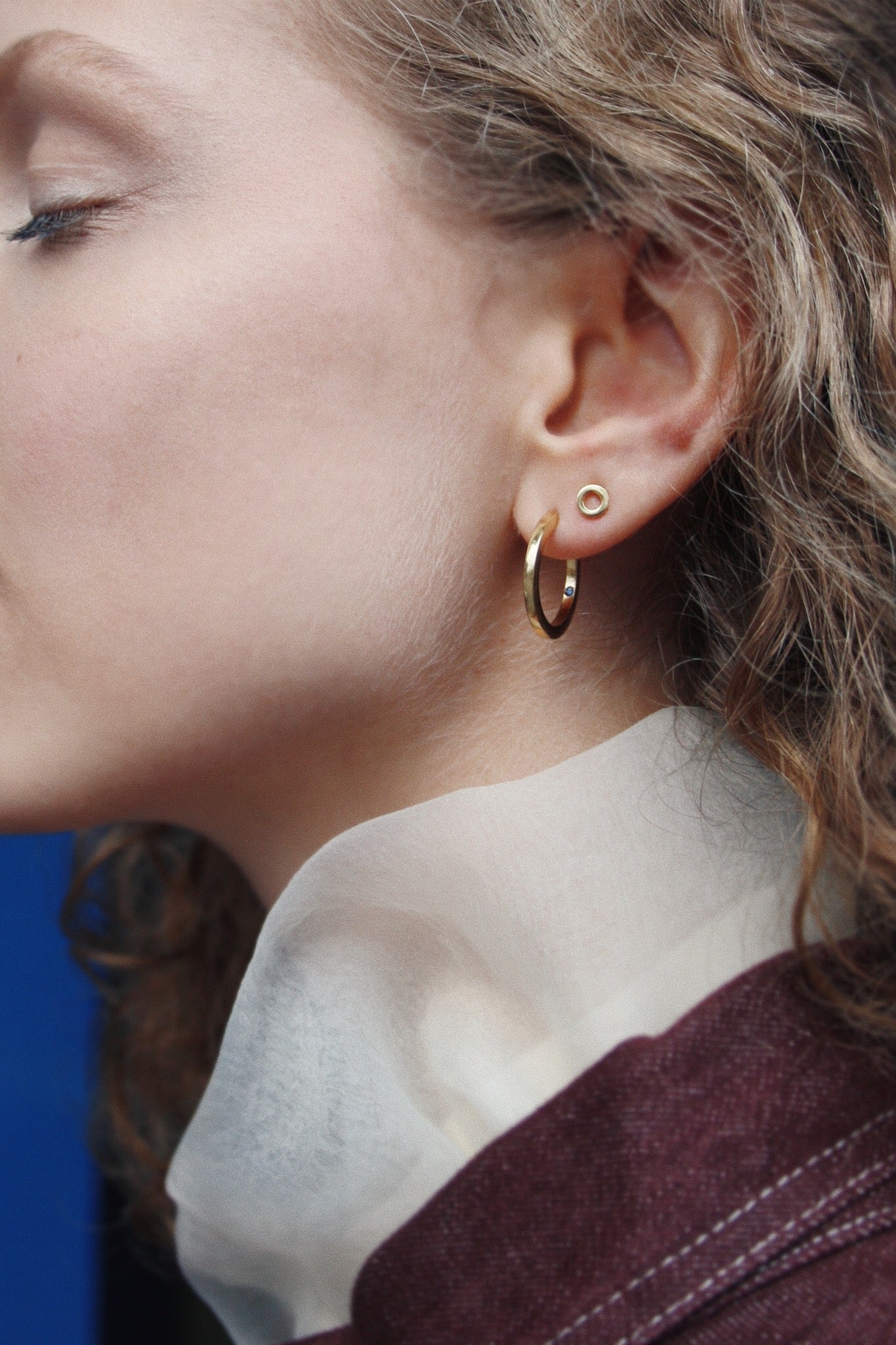 Jukserei Tilda Stud Earrings Gold