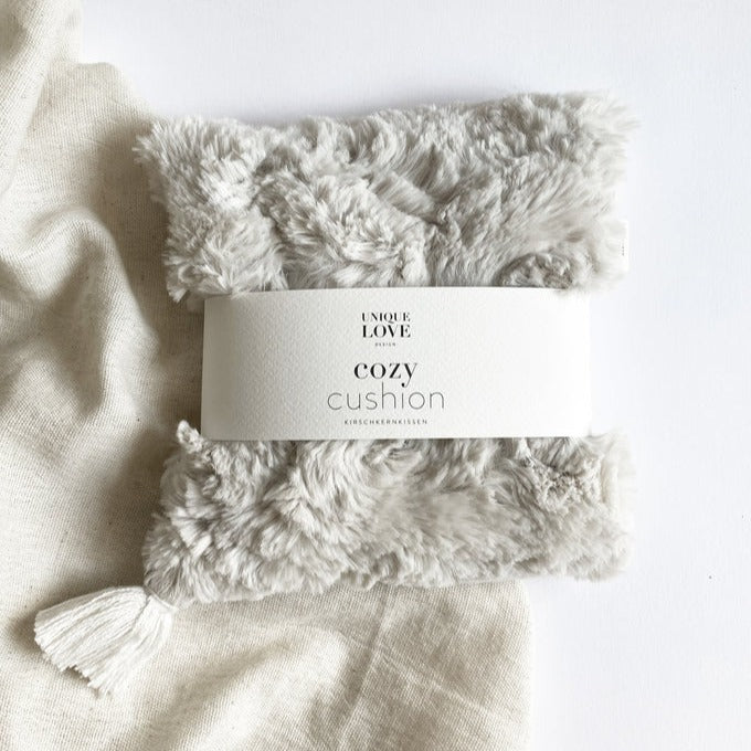 Unique Love Cherry Stone Pillow Cozy White