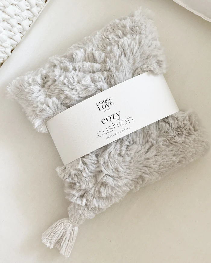 Unique Love Cherry Stone Pillow Cozy White