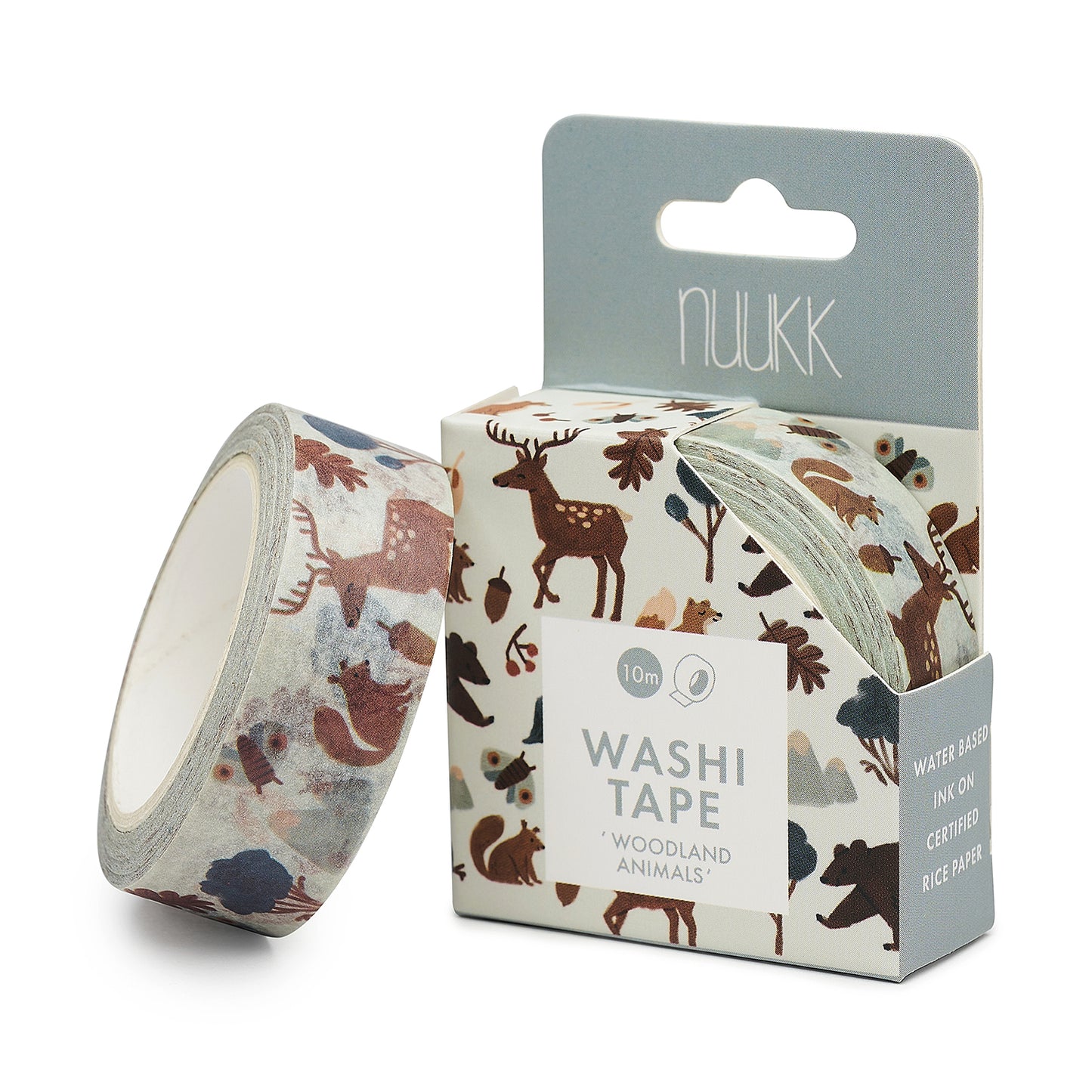 nuuk Washi-Tape "Waldtiere"