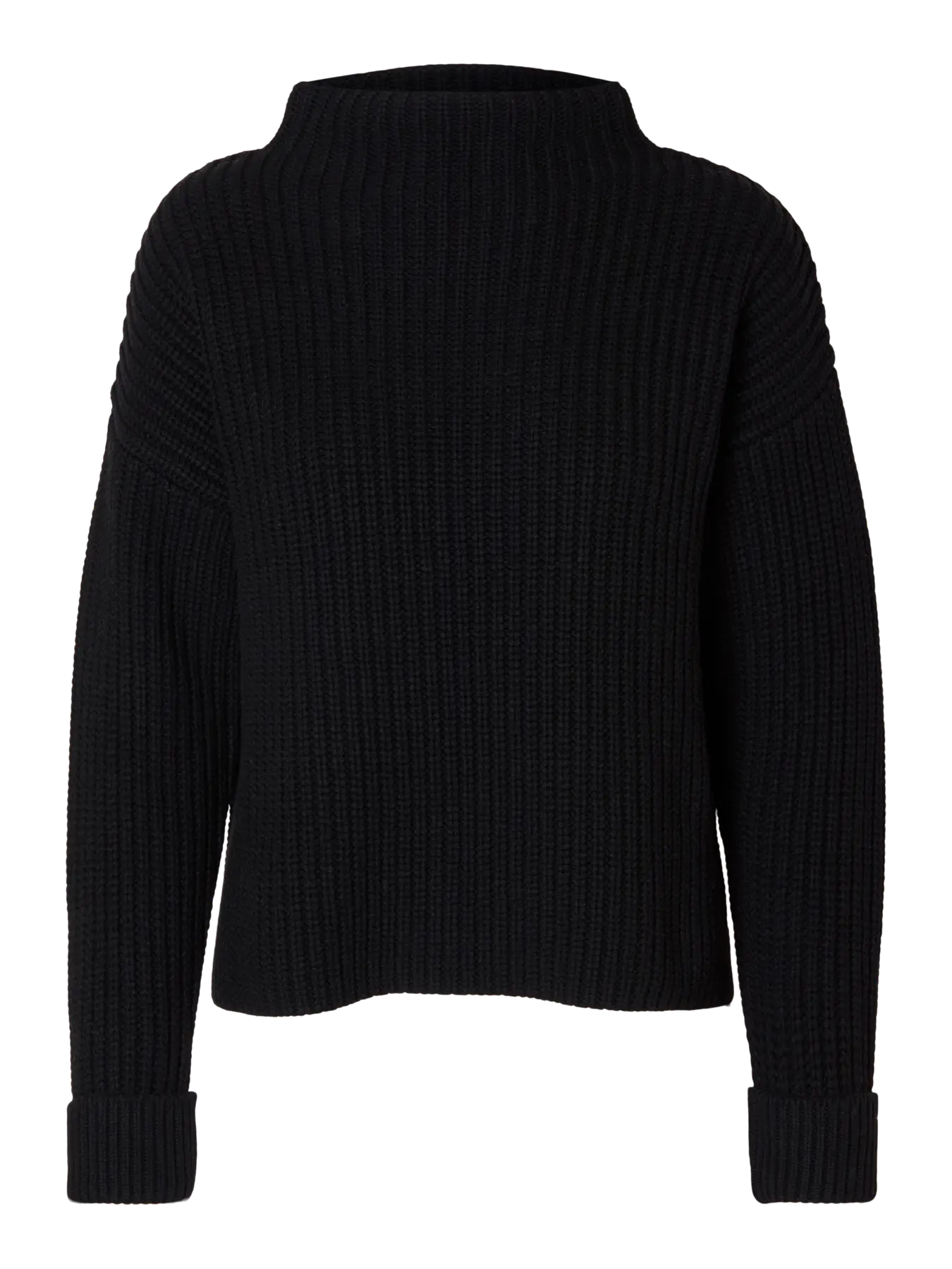 Selected Femme Selma Strickpullover - Black