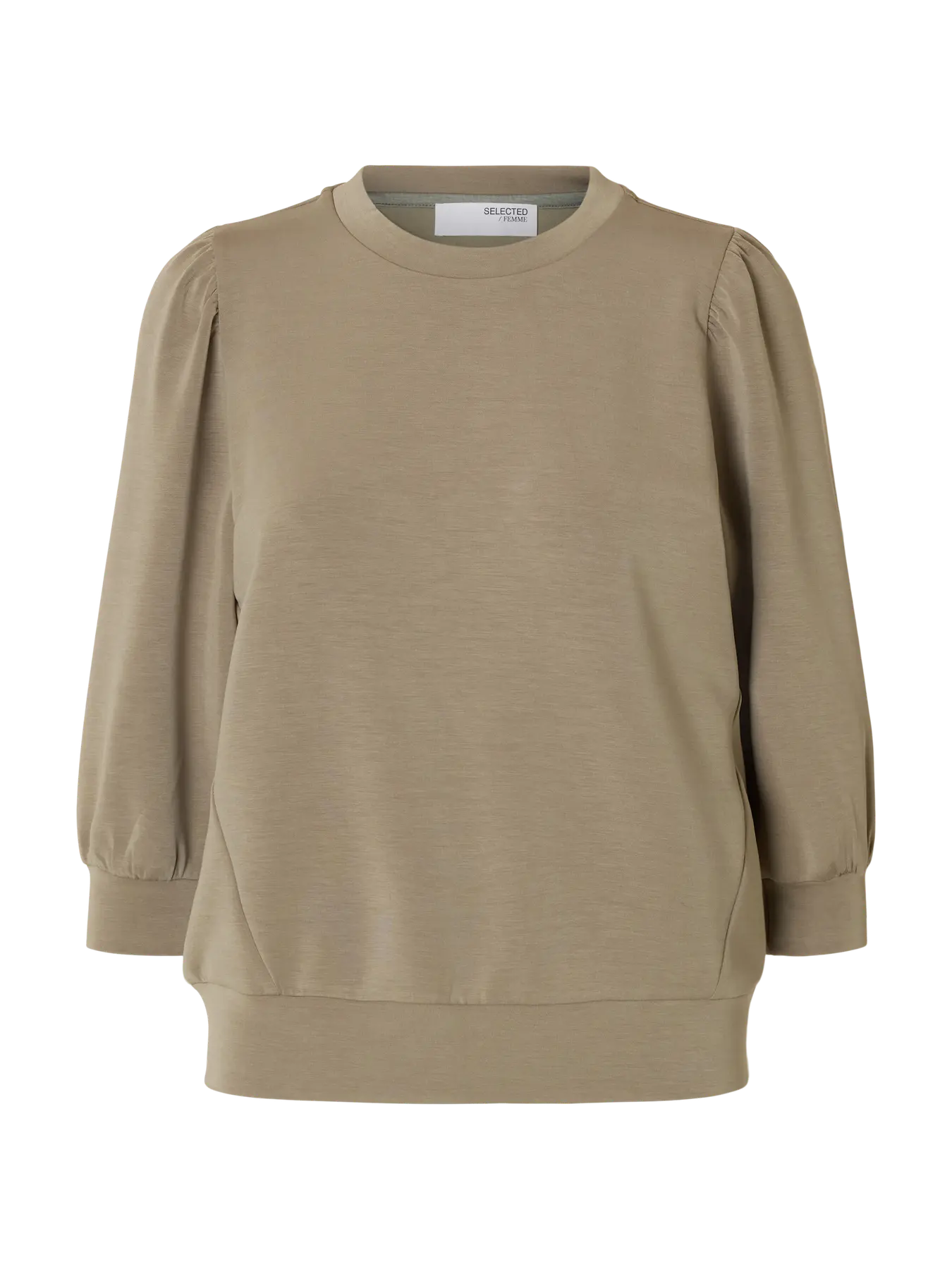 Selected Femme Tenny Sweat Top - Vetiver