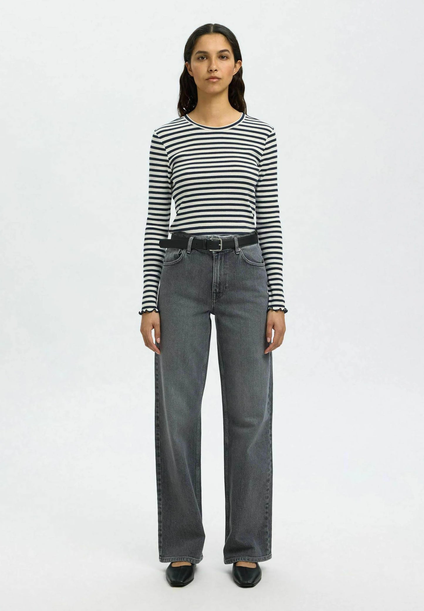 Selected Femme Anna Crew Neck Longsleeve