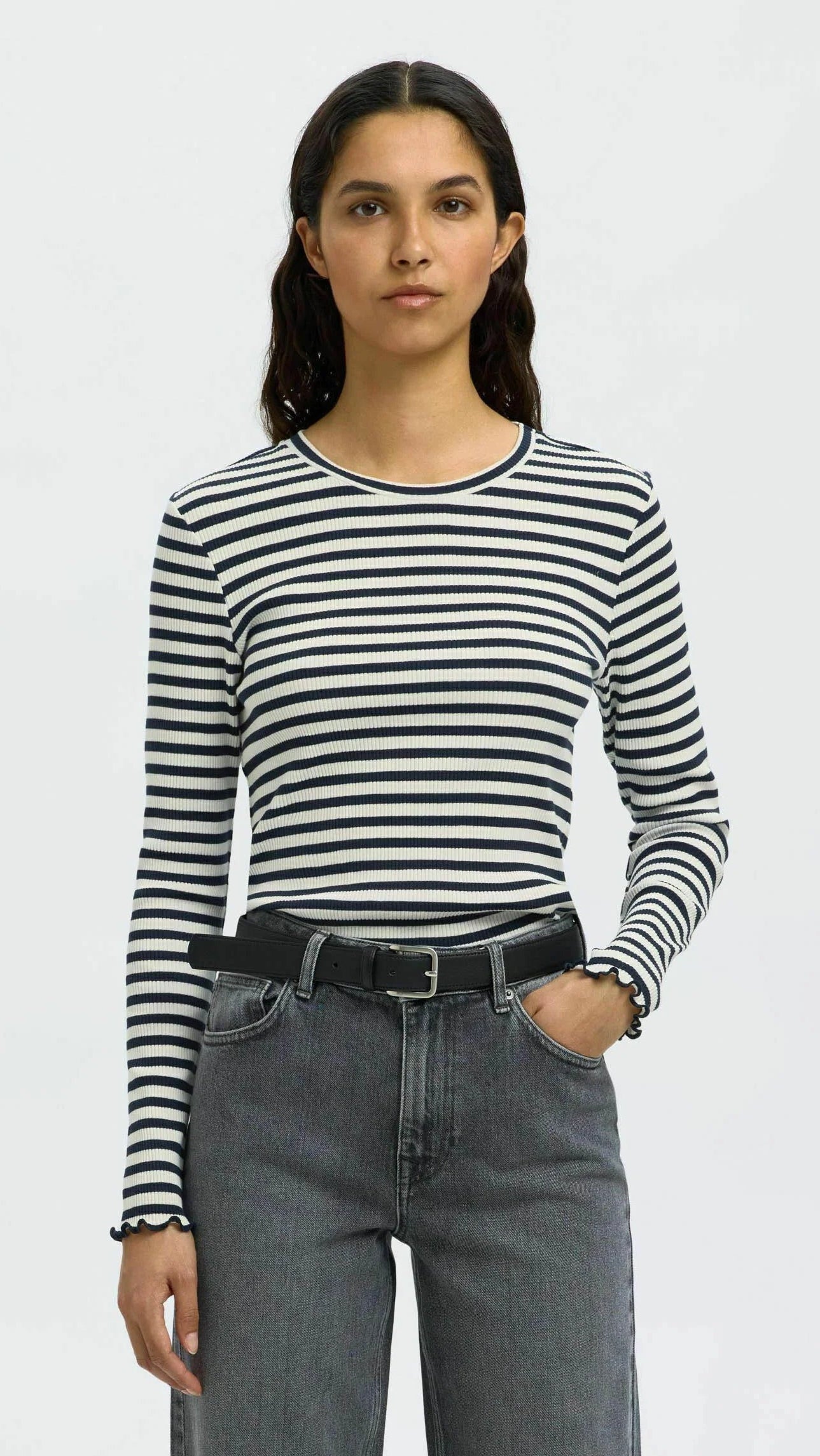 Selected Femme Anna Crew Neck Longsleeve
