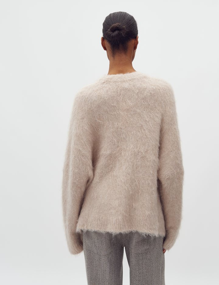 mbym Gillis Wollpullover - Light Beige