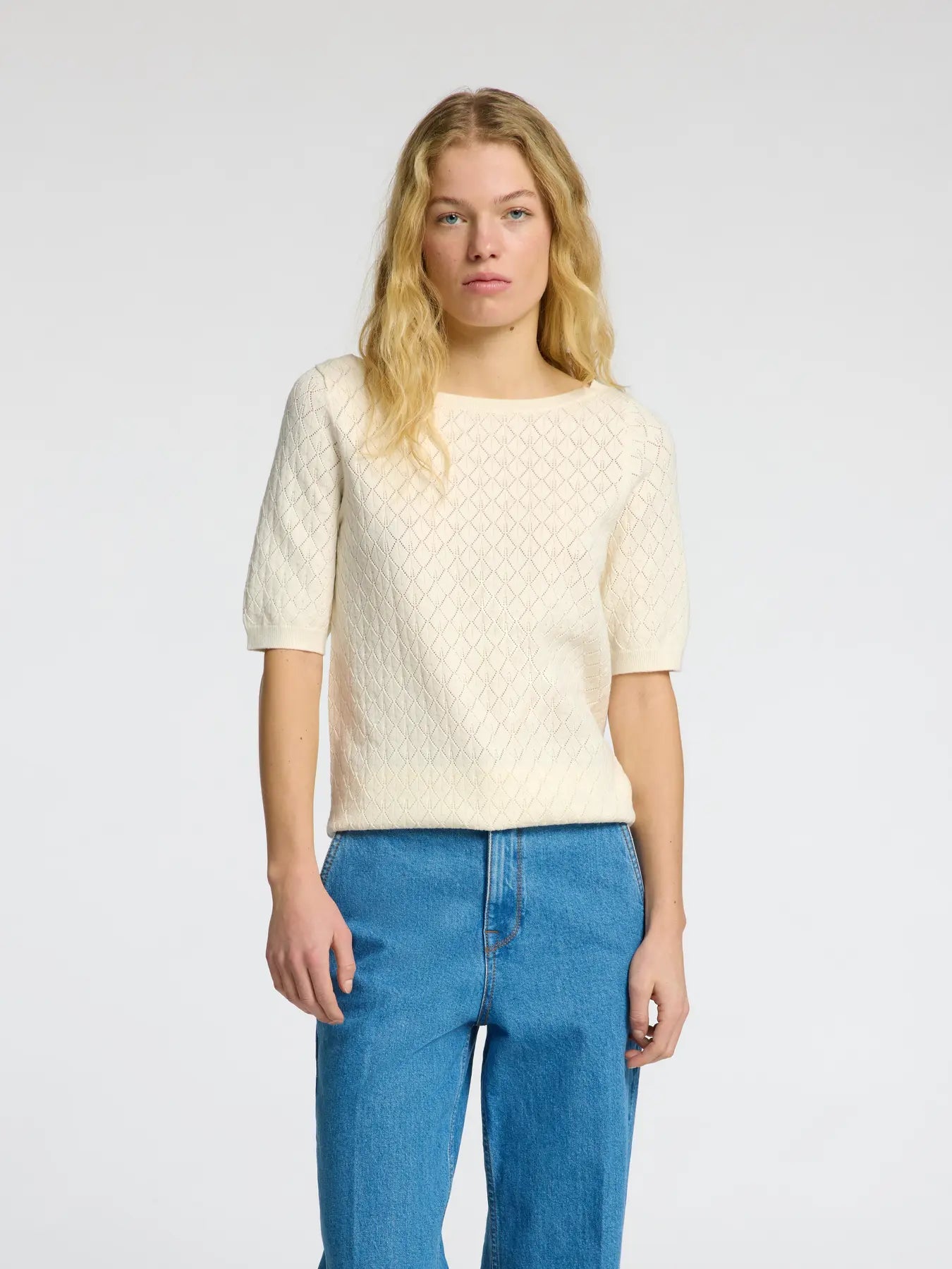 Selected Femme Helen Strick-Oberteil