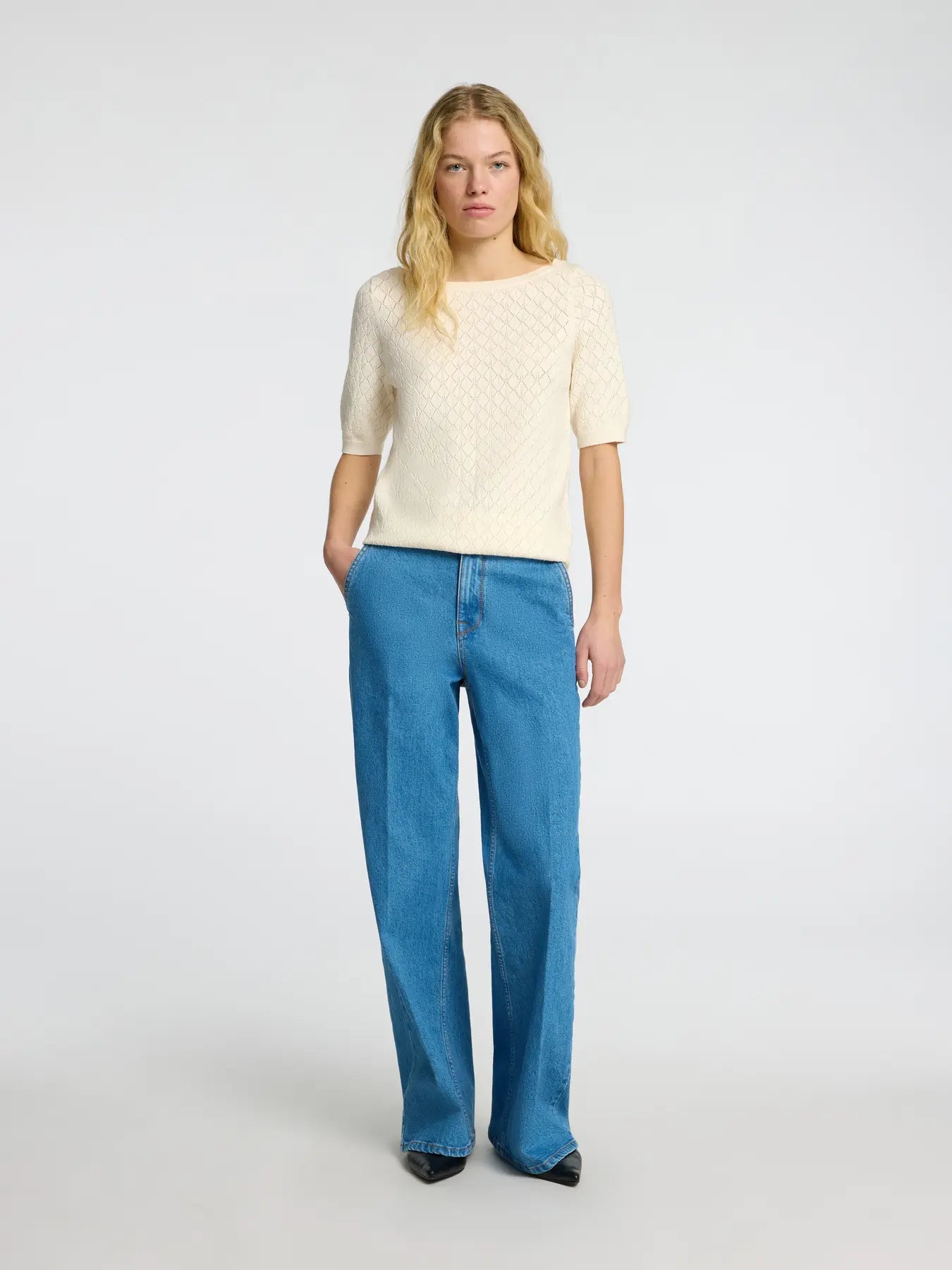 Selected Femme Helen Strick-Oberteil