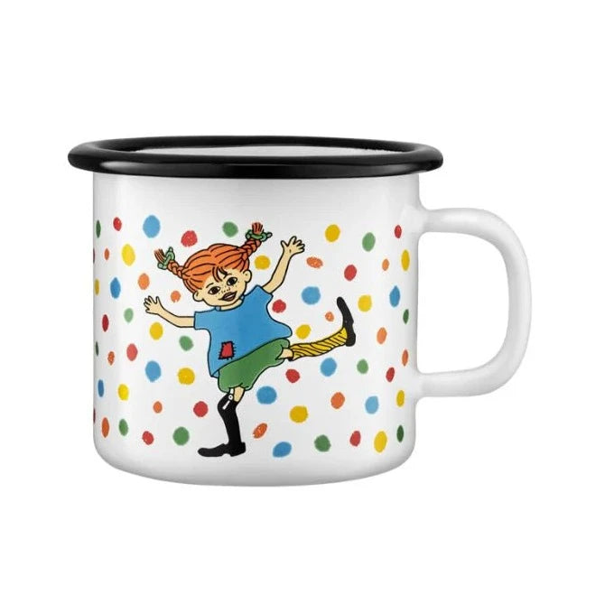 Muurla Emaille-Becher Pippi Langstrumpf Hoppsansa - 250ml