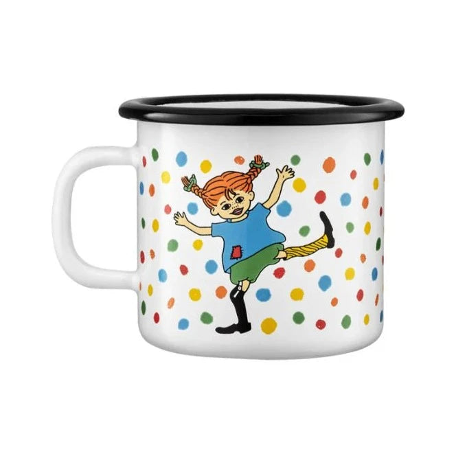 Muurla Emaille-Becher Pippi Langstrumpf Hoppsansa - 250ml