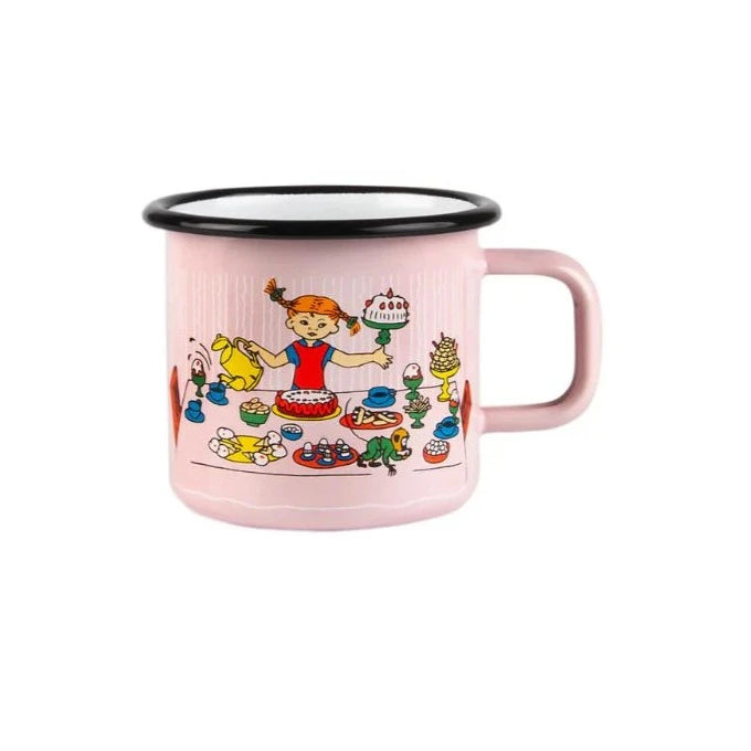 Muurla Emaille-Becher Pippi Langstrumpf feiert Geburtstag- 370ml